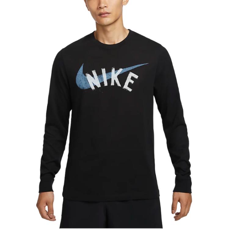 Nike Men's Dri-FIT Long-Sleeve Fitness T-Shirt HF6133-010