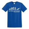 Evolution of goal keeper tshirt funny mens football goals retro top tee