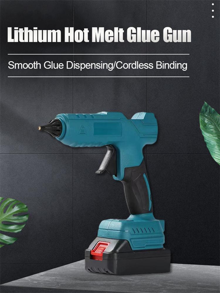 Электрический пистолет для термоклея для аккумулятора Dewalt/Makita/Milwaukee 18 В Электрический клеевой пистолет Клеевой стержень 11 мм Пистолет для горячей сварки воздухом