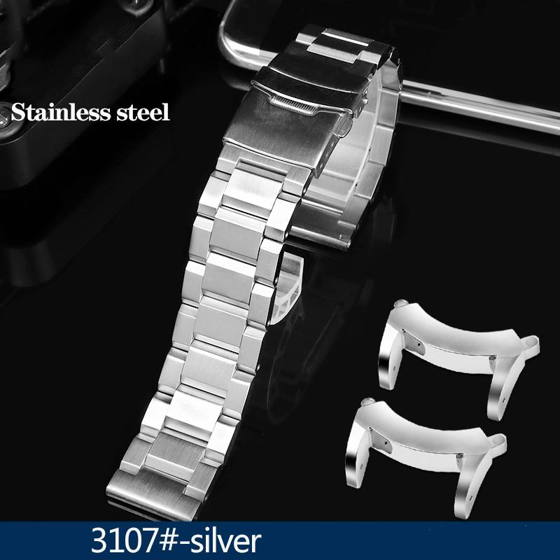 Новый резиновый ремешок для часов Citizen BJ8050 BJ8050-08E, нержавеющая сталь, ушки, маленький/маленький монстр, модифицированный силиконовый ремешок для часов