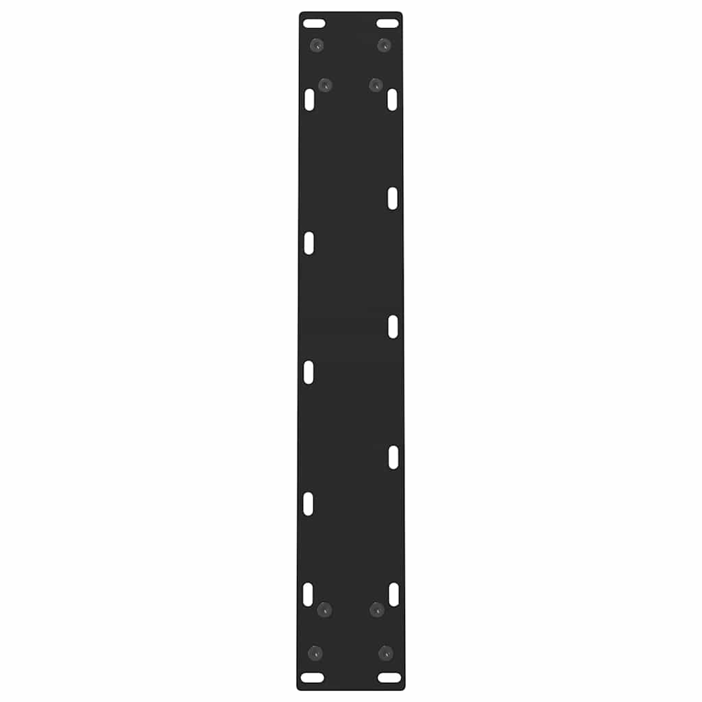 Vidaxl Nogi Do Stolika Kawowego, Czarne, 2 Szt., 60X(72-73) Cm, Stal