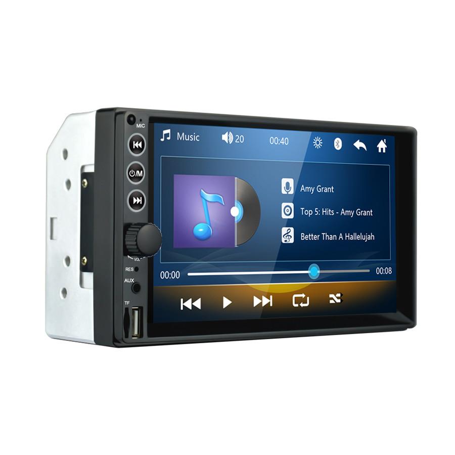 7" HD Car Multimedia Player 2DIN Touch Screen Auto Stereo MP5 Bluetooth USB TF FM Player with Dynamic Track Camera
