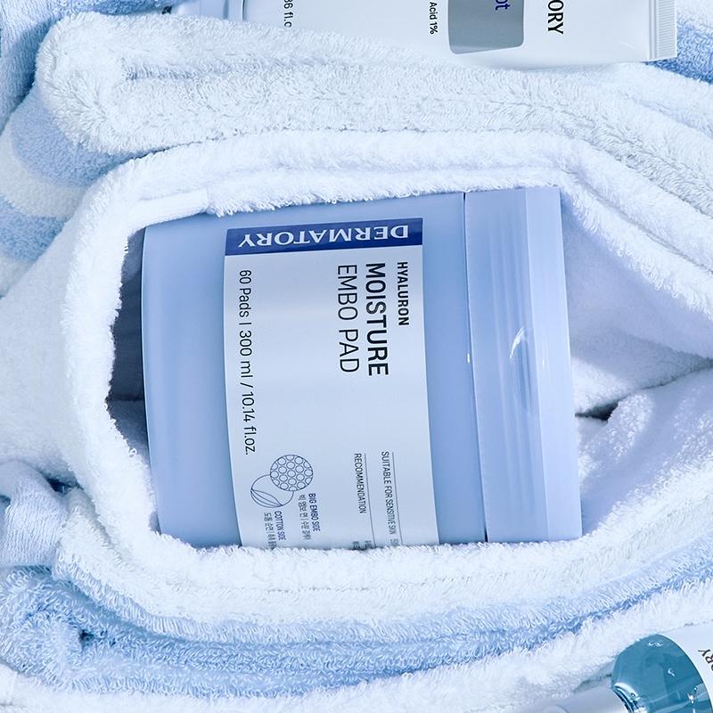 Dermatory Гиалуроновый увлажняющий эмбо-пад 300 мл 60 шт.