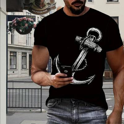 Новая летняя мужская модная футболка с принтом в виде вешалки для мужчин