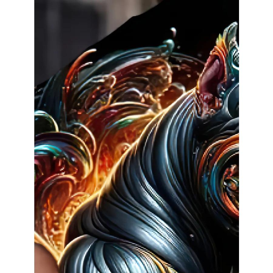 Футболка большого размера с принтом 3D мопса для лета, стильные повседневные футболки с коротким рукавом для мужчин