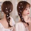 Children's Flower Hair Clip for Braided Hairstyles - Princess-Style Side Claw Hairpin