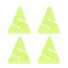 4Pcs Scuba Dive Line Arrow Marker Wreck Cave Dive Triangle Line Arrow Marker ABS Triangle Shape