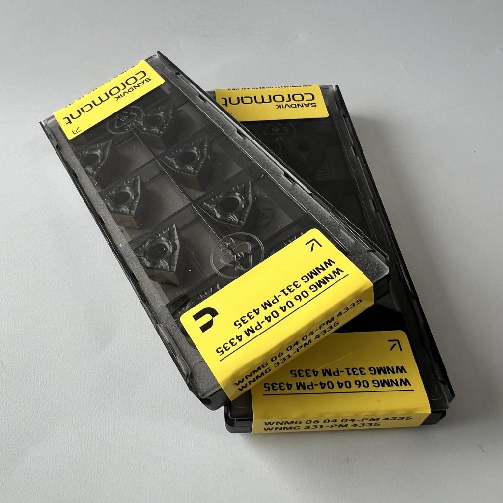 Sandvik / WNMG060404-PM 4335 / Оригинальная шведская твердосплавная пластина 10 шт.