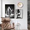 Modern Black and White Nude Art Poster Printing Sexy Girl Wine Glass Wall Art Pictures for Bedroom Bathroom Home Decoration