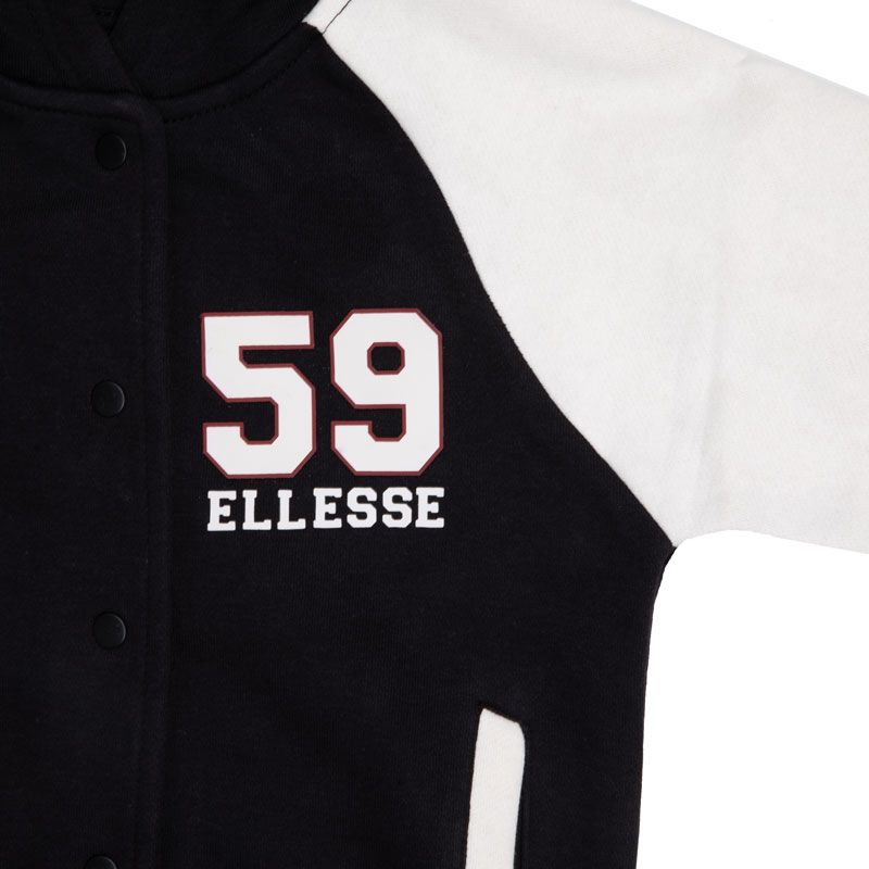 Black Sweatshirt and Jogging Pants Set for Children ELLESSE