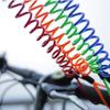 Security Reminder Scooter Helmet Wire Bold Spring Cable Bicycle Lock Rope Motorcycle Alarm