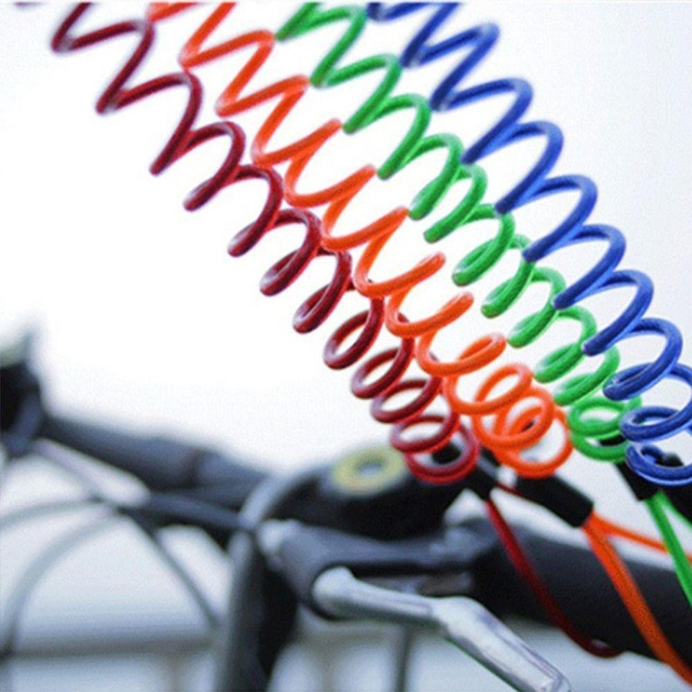 Security Reminder Scooter Helmet Wire Bold Spring Cable Bicycle Lock Rope Motorcycle Alarm