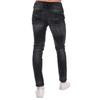 Duck and Cover Mens Maylead Cotton Denim Faded Slim Jeans