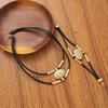 2Pcs/Set Large Necklace Pendant Bohemian Necklace Chain Choker New Necklace Bracelet Set