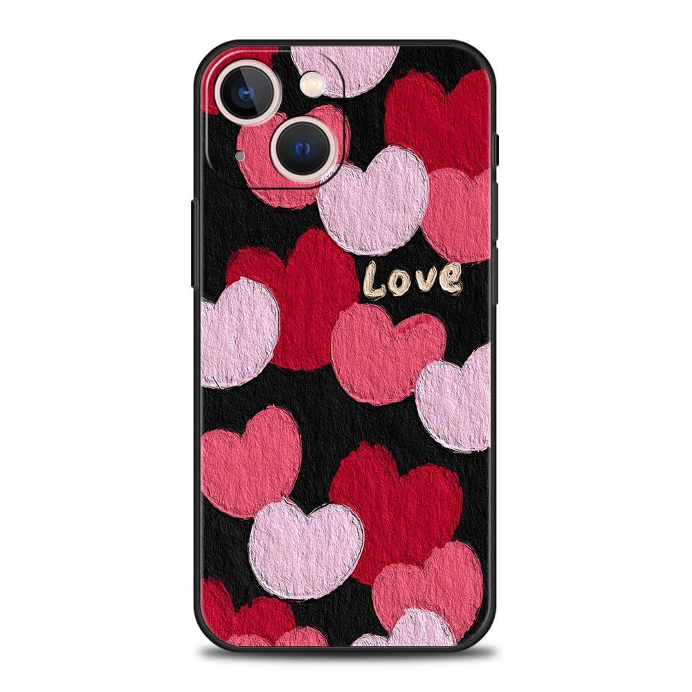 Чехол для телефона Love Flower Art для iPhone Samsung Galaxy Redmi Xiaomi Oppo OnePlus Note SA 7 8 9 10 11 12 13 14 20 21 22 23 53 54 Pro Max Plus Ultra