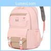 Fashion Versatile Oxford School Backpack Breathable Shoulder Straps 16in Laptop