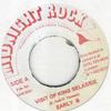 7inch Record EARLY B - Visit Of King Selassie NONE Midnight Rock Jamaica Reggae, Ska & Dub Used
