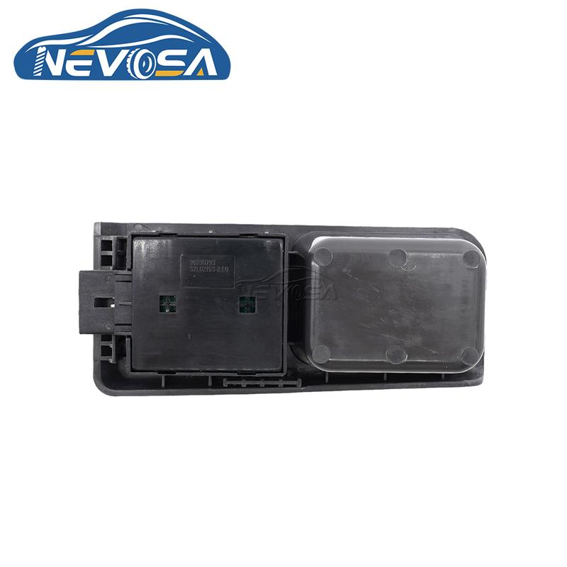 NEVOSA 96230793 For Daewoo Lanos 6 P 2 Button LHD Front Left Side Car Window Lifter Control Switch Doulb Glass Lifter Button