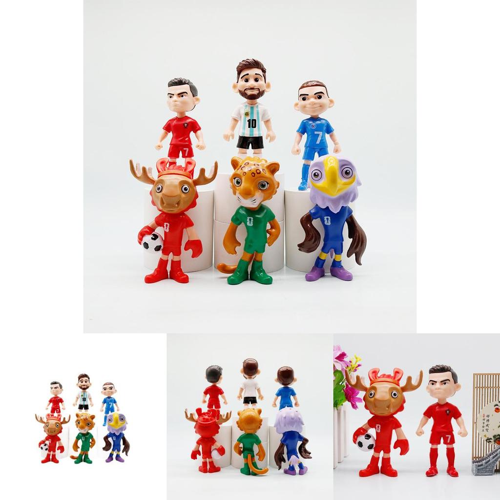 ПВХ Фигурка Футбольного Фаната Украшение для Авто Мемориальный Домашний Декор Для Футбольных Фанатов и Коллекционеров