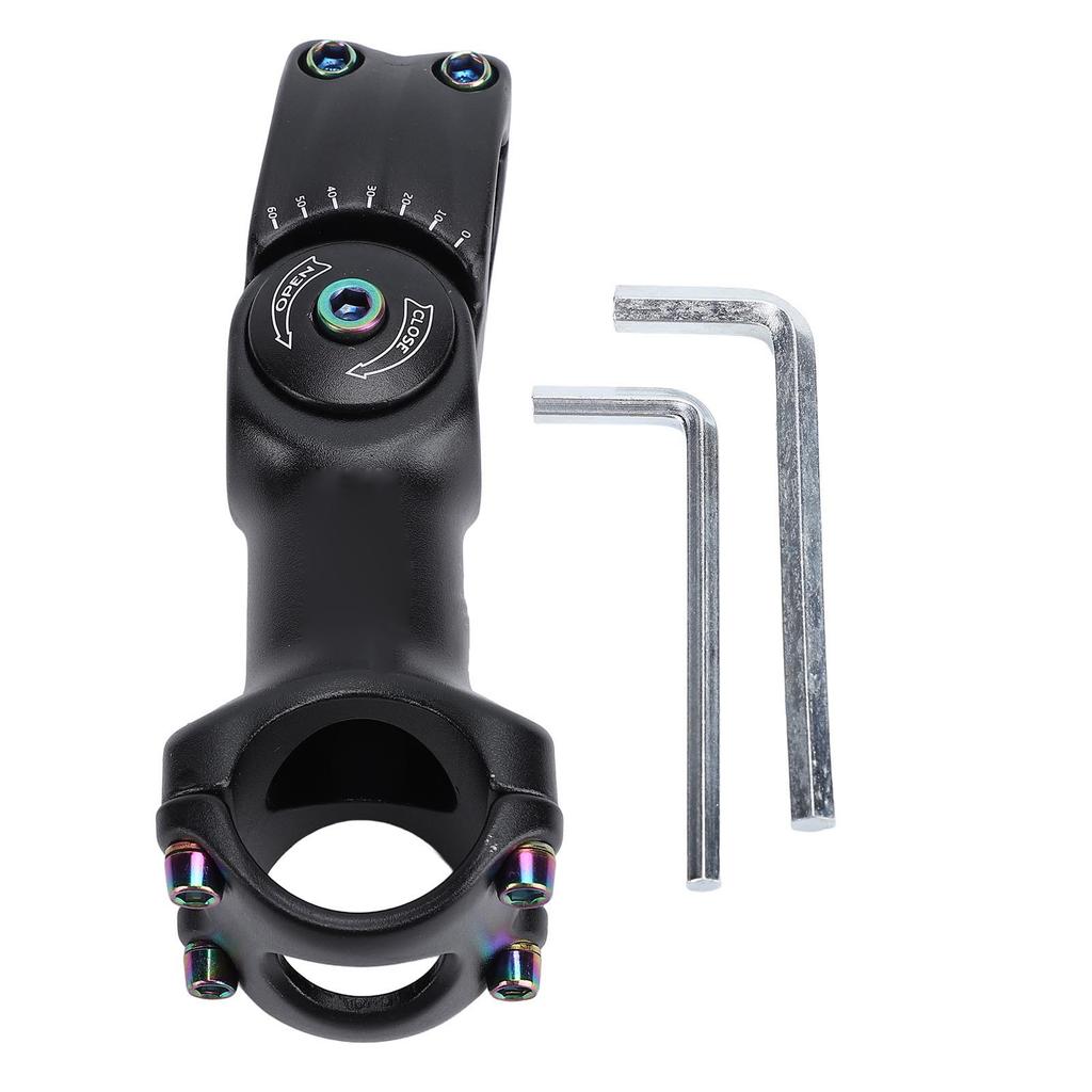 Adjustable Handlebar Stem 110mm Lightweight CNC Aluminum Alloy Mountain Cycle Stem for 28.6mm 31.8mm