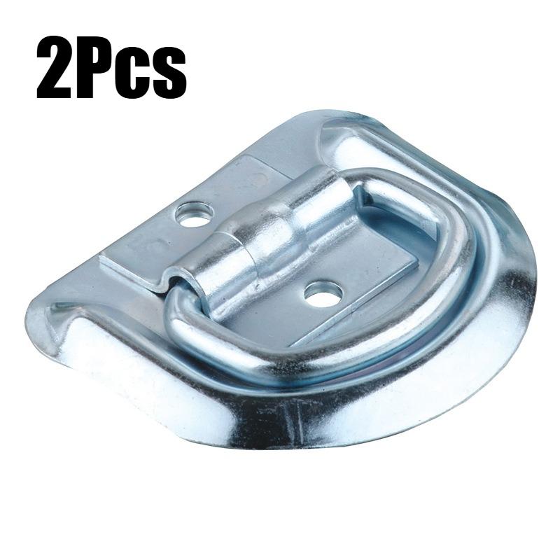 Trailer Parking Lock D Ring Tie Down Anchor Floor Hook for RV Garage Boat Trailer Car Pull Ring Cargo Buckle Straps