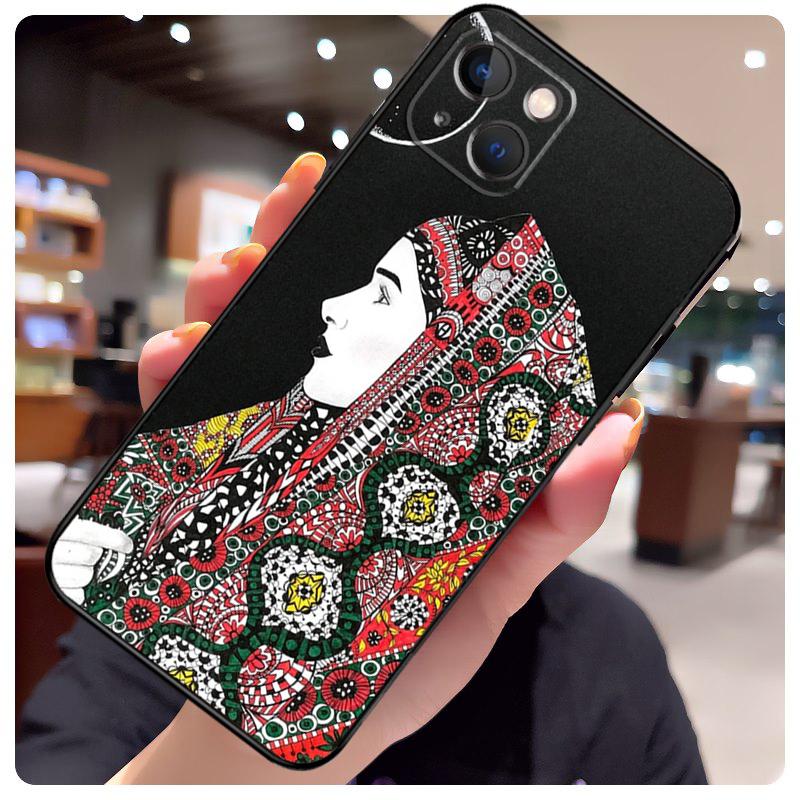 Мусульманский Исламский Арабский Хиджаб Девушка Чехол Для iPhone 17 Pro Max 15 14 13 11 12 16 Pro Max mini 15 16 Plus 16e 17 Air Чехол для Телефона