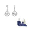 Swarovski Серьги Constella с родиевым покрытием Женские Белые