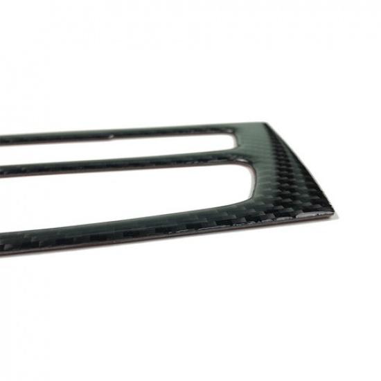 Interior AC CD Panel Cover Trim For BMW F20 F20 1 Series 118i 120i Carbon Fiber