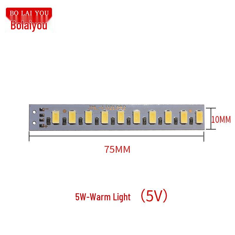Светодиодная плата 5730 SMD, двухцветная/одноцветная, 3В-5В (1 Вт - 30 Вт)