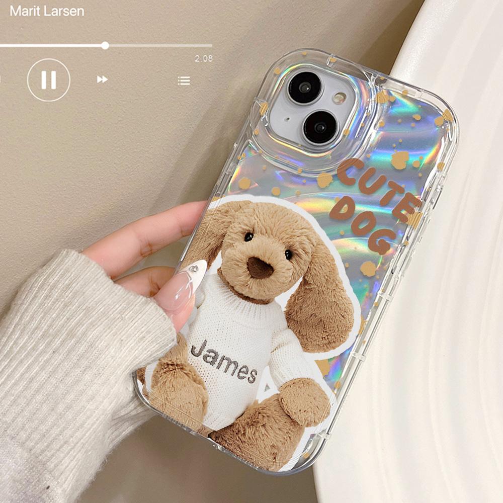 Чехлы для мобильных телефонов iPhone 11 13 XR 15 Pro Max 12 14 Pro Max Чехол для iPhone 16 7 Plus 8 Plus XS Max 6 15 Plus Laser Wave Pattern Anti-Drop Водонепроницаемый