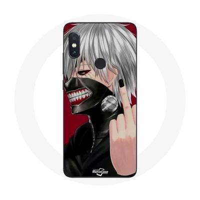 Чехол для Xiaomi Redmi Note 5 Pro Токийский гуль Канеки Кен Маска Аниме палец