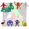 Rainbow Monster Banban Pvc Figurines Garden Themed Cartoon Collectibles