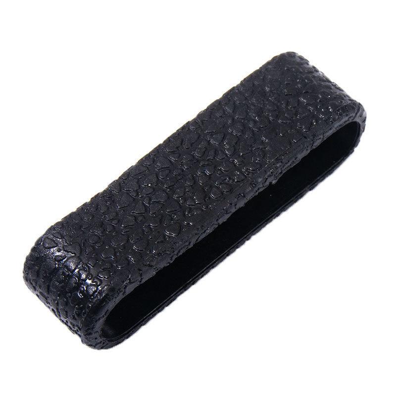 Men's Cowhide Leather Belt with Buckle Loop and Tail End Fixing Ring