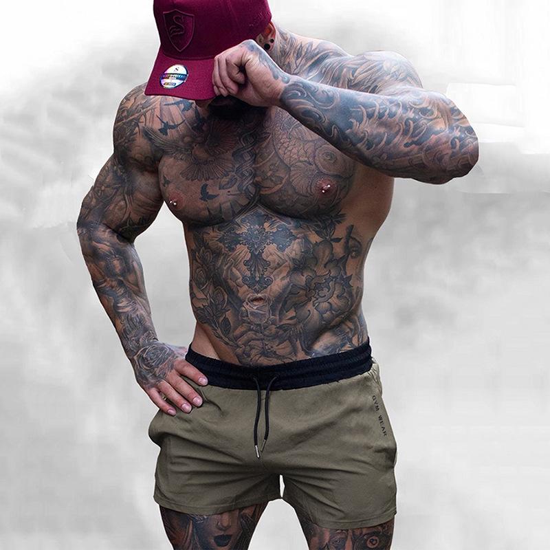 Мужские дышащие эластичные спортивные шорты для марафонского бега и тренировок со штангой