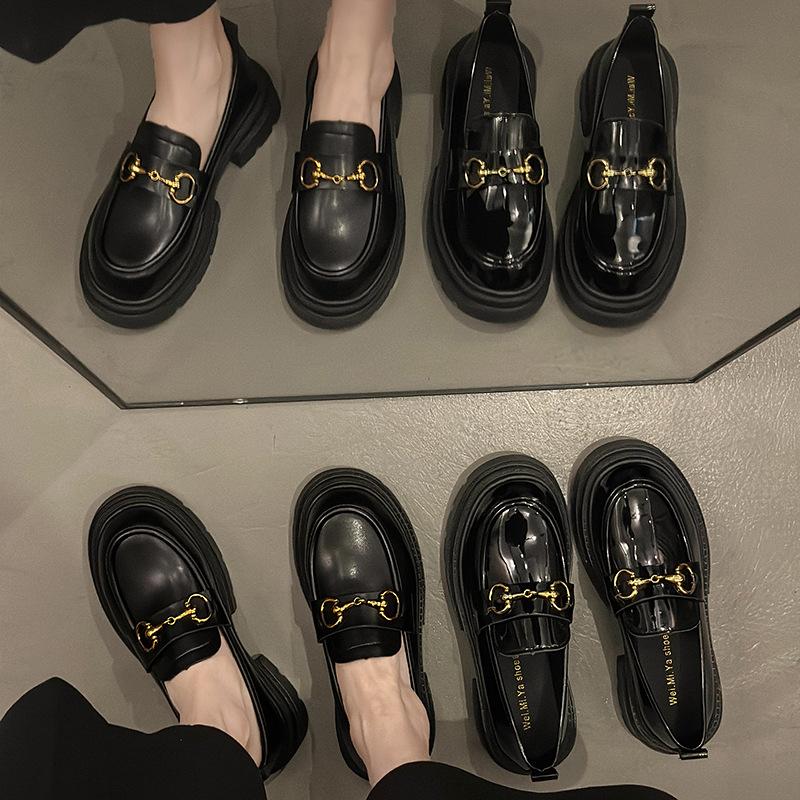 Лоферы на платформе, новые весенние и осенние женские туфли высокого класса, японские туфли Мэри Джейн, туфли-лодочки в британском стиле, маленькие кожаные туфли в колледже