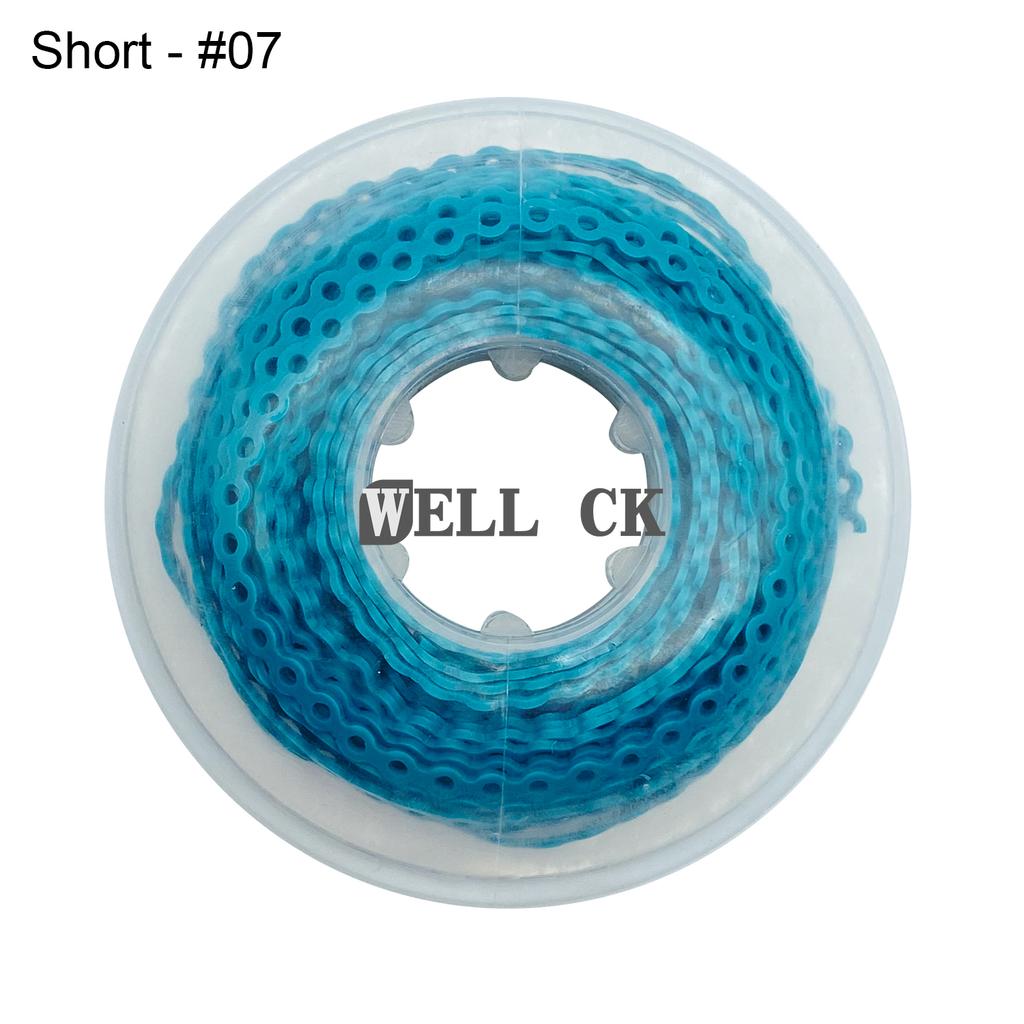 WELL CK 1Pcs Dental Orthodontic Elastic Rubber Power Chain Rubber Band Short Type
