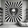 Skull Wall Tapestry Aesthetic Wall Hanging Printed Fabric Blanket Decorative Tapestries for Bedroom Living Room Home Decor
