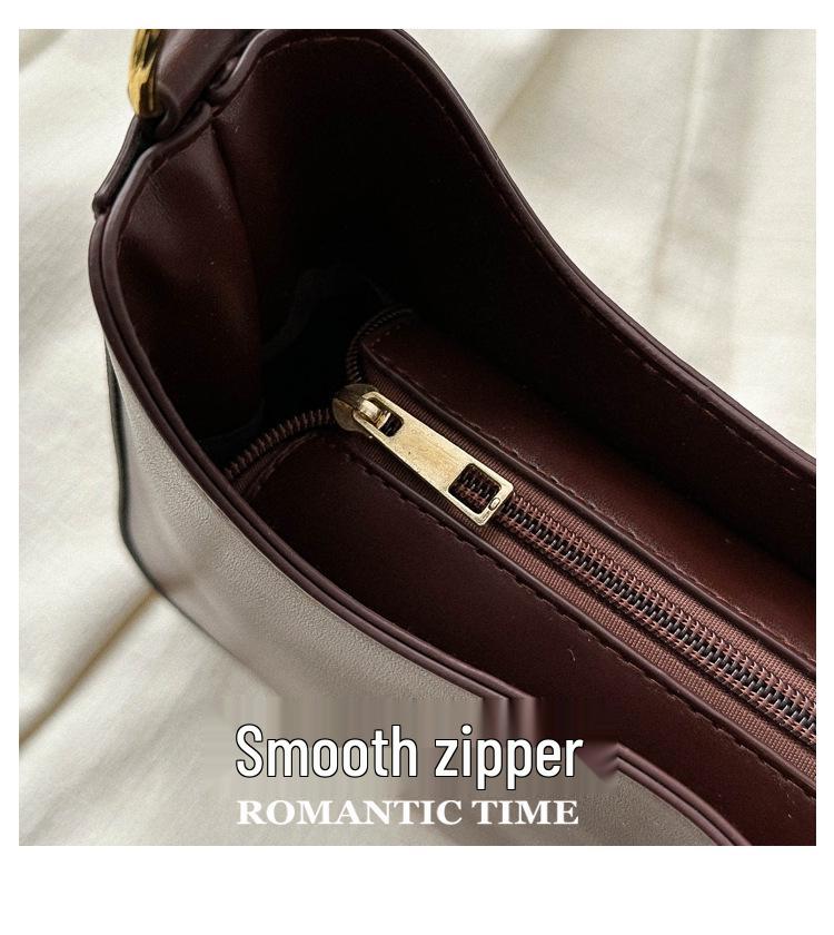 High-End Textured Solid Color Women's Crossbody Bag - Versatile Large Capacity Fashion Shoulder Bag