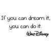 If You Can Dream It Sticker Living Room Bedroom Backdrop Wall Decorative Decal