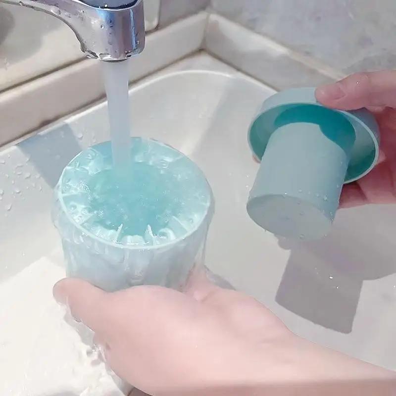 1pc Silicone Ice Cube Mold Round Ice Bucket Summer Homemade DIY Refrigerator Freeze Ice Maker Creative Ice Cube Mold