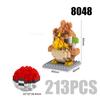 Забавные конструкторы Pokemon Сборка Аниме Пикачу Чаризард Кукла Бластойз Бульбазавр Генгар Покемон Кирпичики Игрушка для Ребенка Подарок