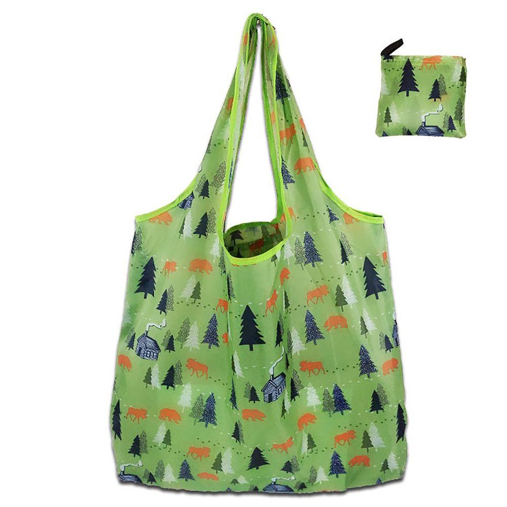 Washable Recycle Bag Eco-Friendly Tote Pouch Reusable Shopping Bag Indoor Outdoor