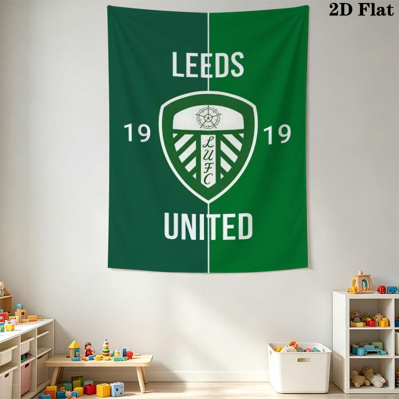 LUFC logo Wall Hanging Printed Fabric Blanket Decorative Tapestries for Bedroom Living Room Home Decor