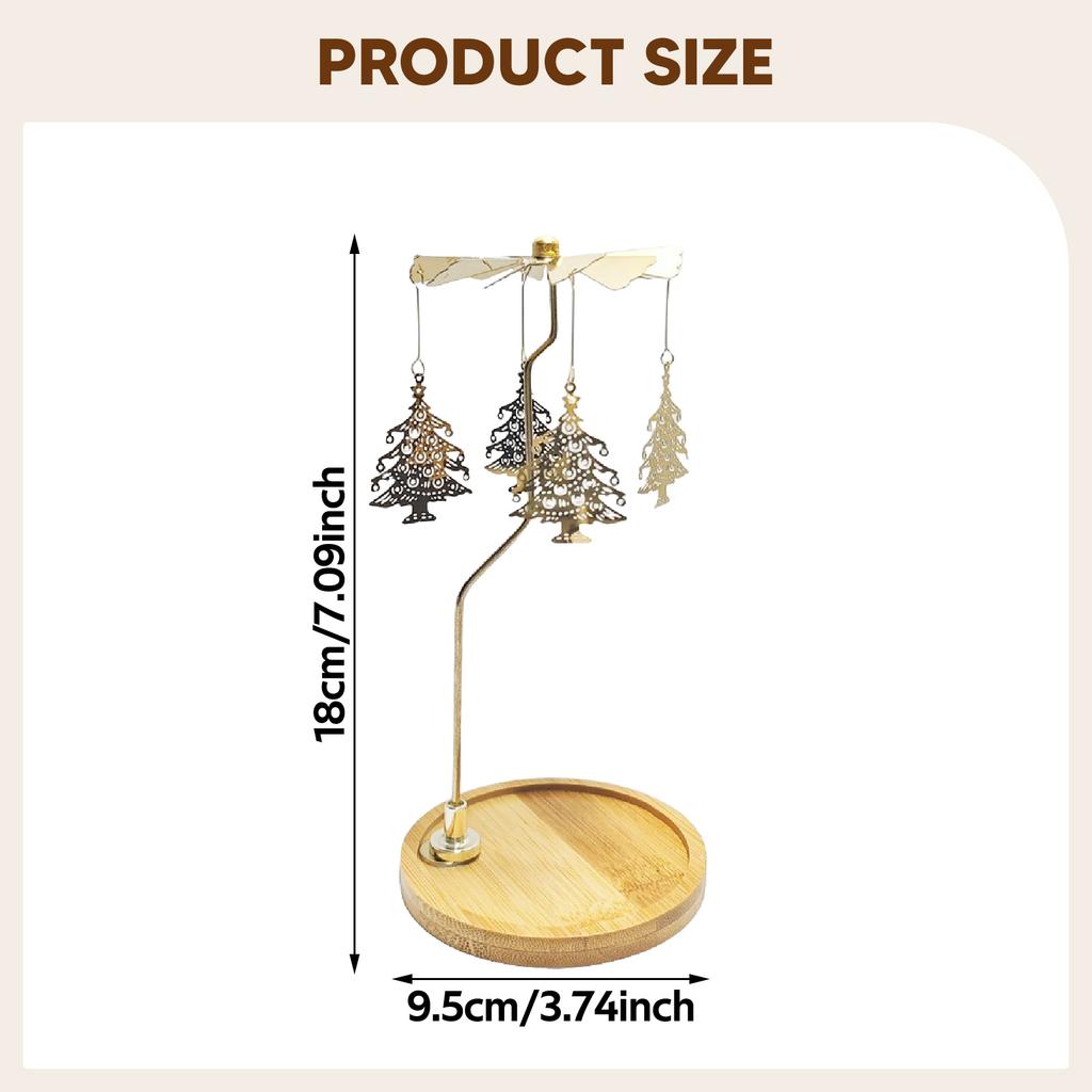 Металлический вращающийся подсвечник, подсвечник для чайной свечи, настольное украшение, декор, деревенский свадебный декор для стола, вращающийся подсвечник