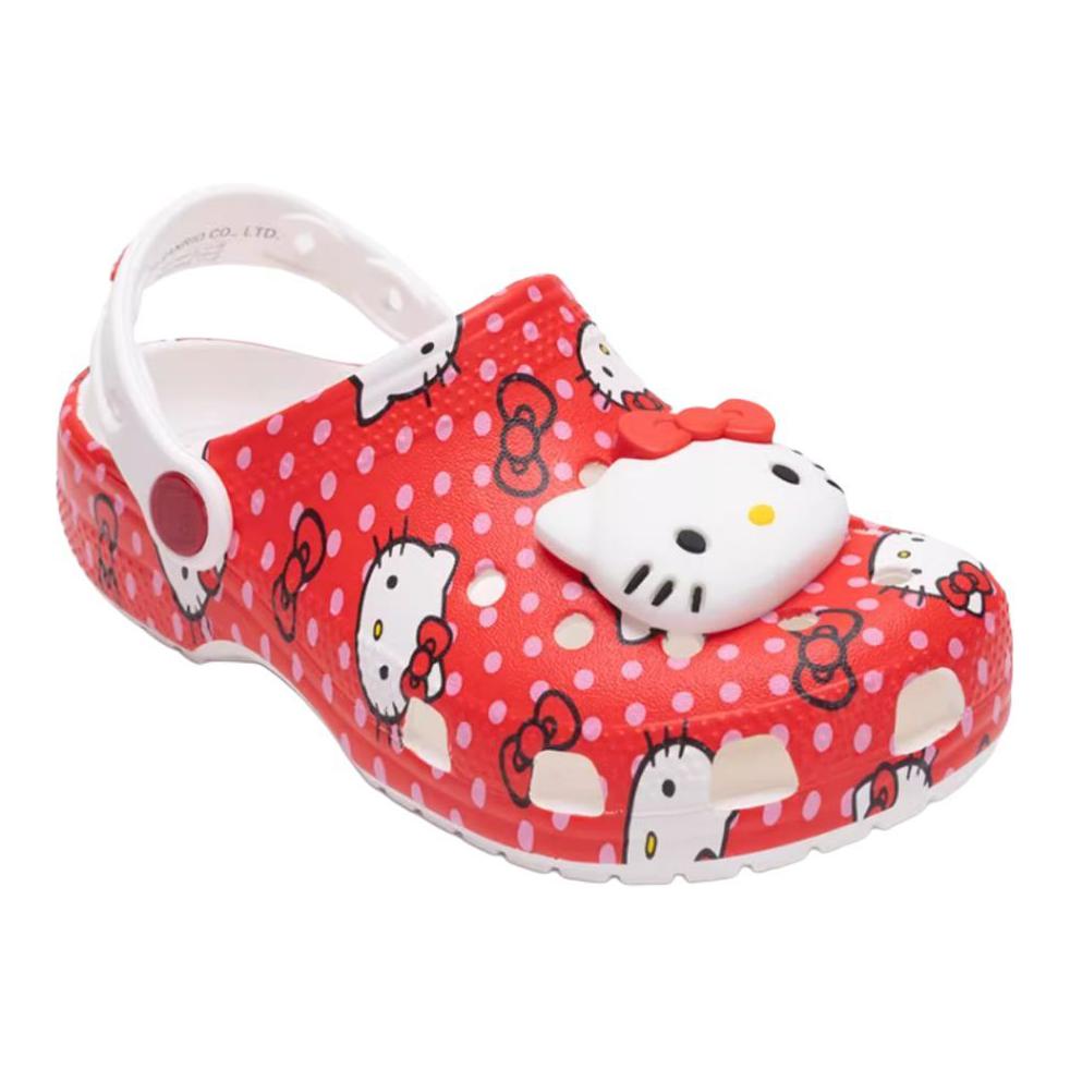 Hello Kitty X Crocs Classic Clog Kids Red Polka Dots Kids Sneakers Multi 210576-90H