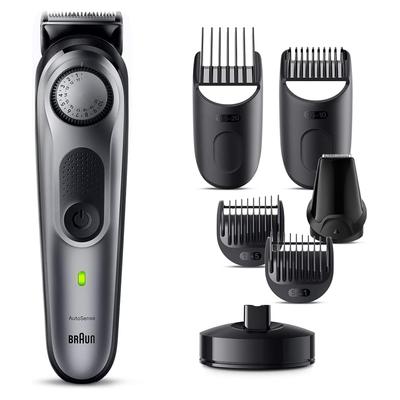 Триммер для бороды Braun Series 7, BT7420, Мужской электрический триммер для бороды с лучшим в истории лезвием PRO от Braun, 40 настроек длины, Профессиональный стайлинг, Двухбло
