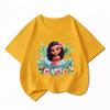 Potdemiel Disney Моана 2 Новая детская футболка 100% хлопок, для мальчиков и девочек, повседневная, удобная, дышащая детская футболка