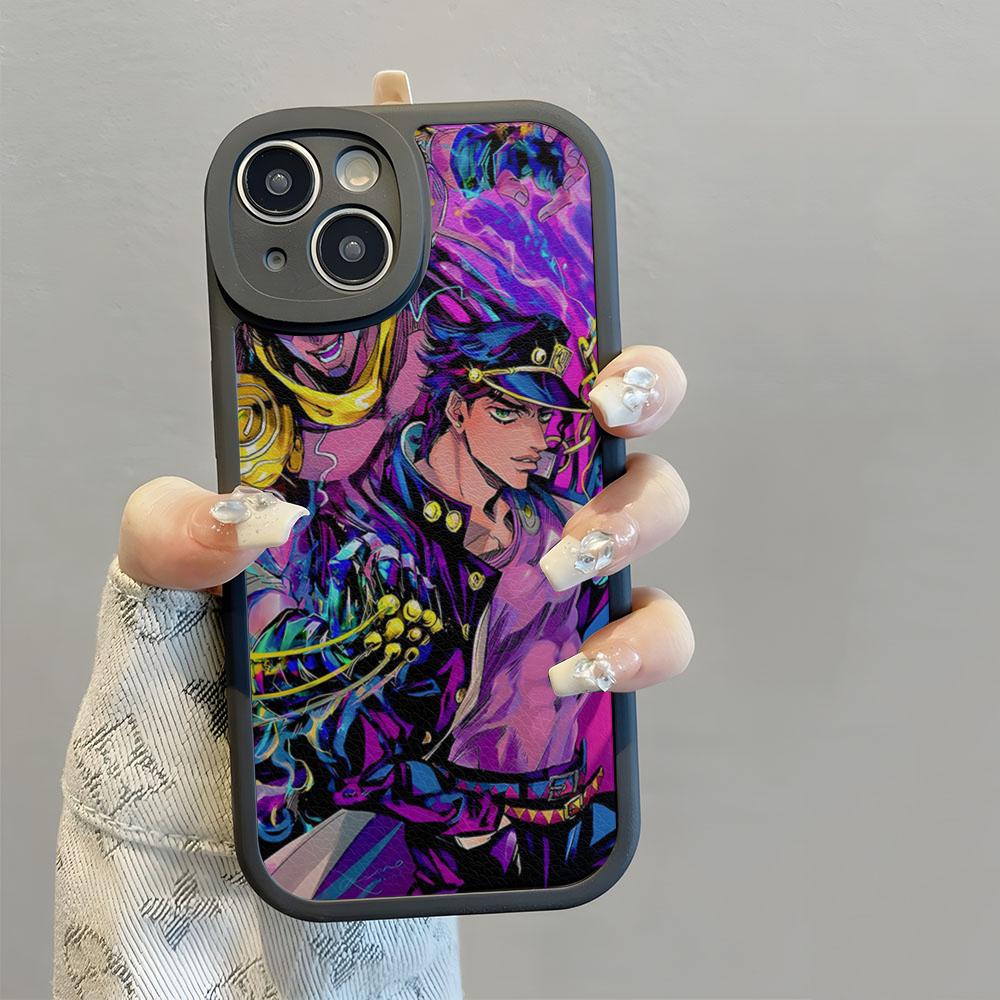 Чехол для телефона JoJo's Bizarre Adventure JoJo Аниме Чехол для телефона Для IPhone 16 14 13 11 12 Pro Max Mini X XR XS 8 Plus Mini Овечья кожа Si