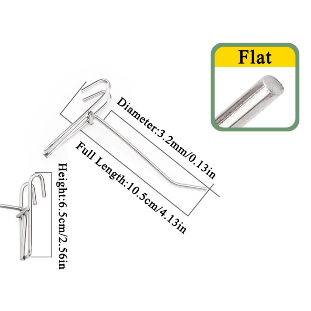 Supermarket Screen Hooks 5-25cm Store Organizer Durable Grid Hooks  For Screen Grid