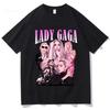 Футболка Lady Gaga Mayhem Мода Альбома Женская Одежда Ретро Летняя Харадзюку Женская Одежда Одежда для Фанатов Футболки